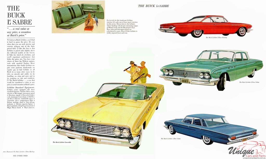 1961 Buick Full-Size Prestige Brochure Page 1